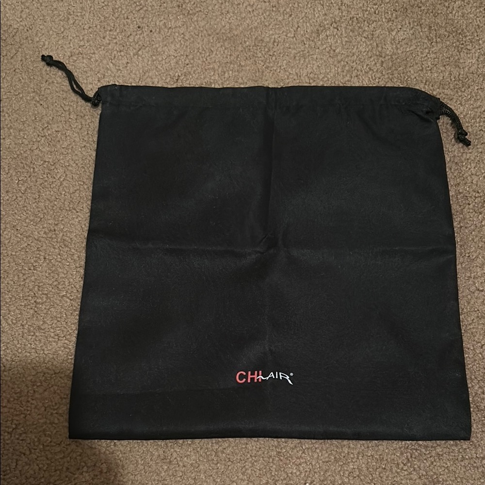 Black Drawstring Bag